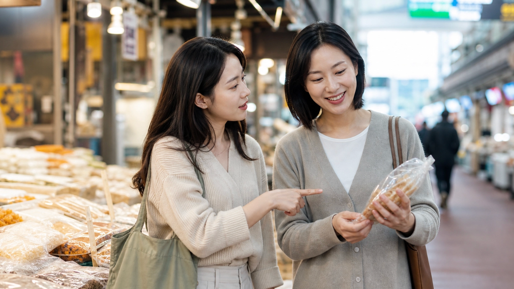 Two Korean women friends showing the natural relationship context for using unni